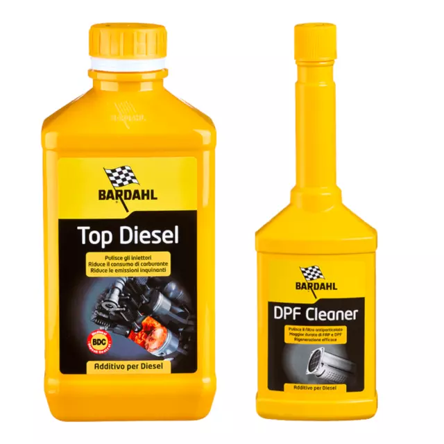Bardahl Top Diesel 1L Injektoren Reiniger Durchsichtig