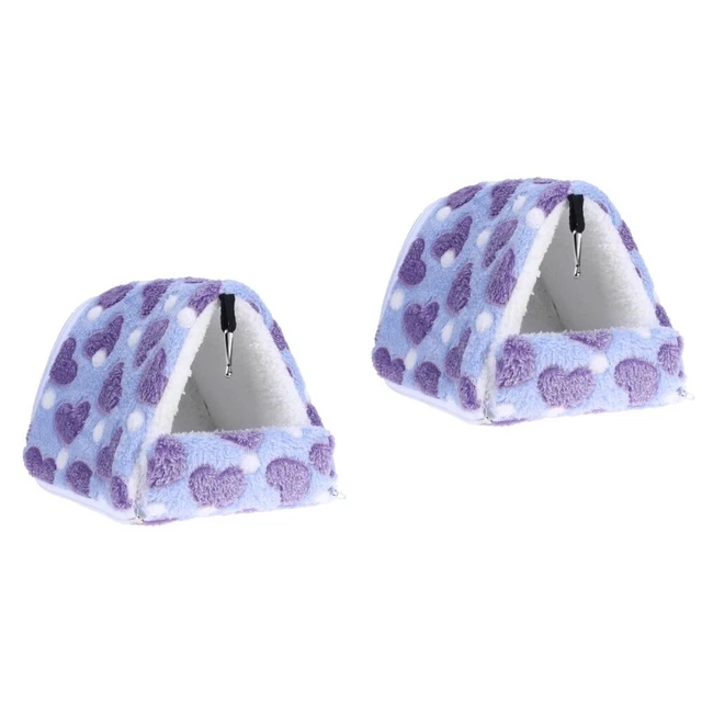 Set 2 Hamsterversteck Igel Meerschweinchen Bett Hängendes Nest Schlafsack