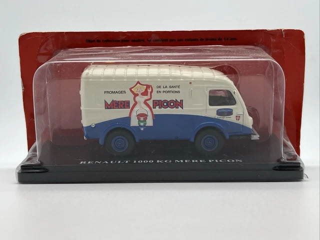 Miniature Hachette Renault Caravane - Échelle 1/43 - N°81 Gruyère Mère Picon - Occasion