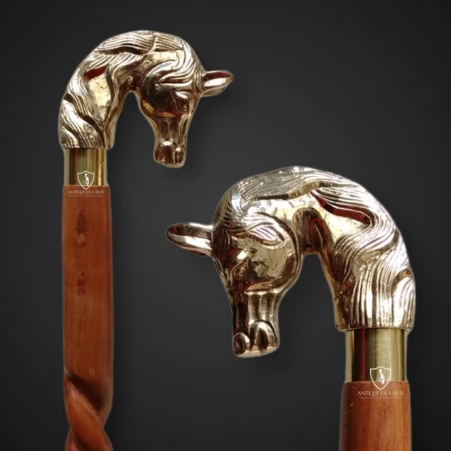 Poignée De Robinet Laiton Et Verre Taillé - Style Victorien Espagne (Occasion)