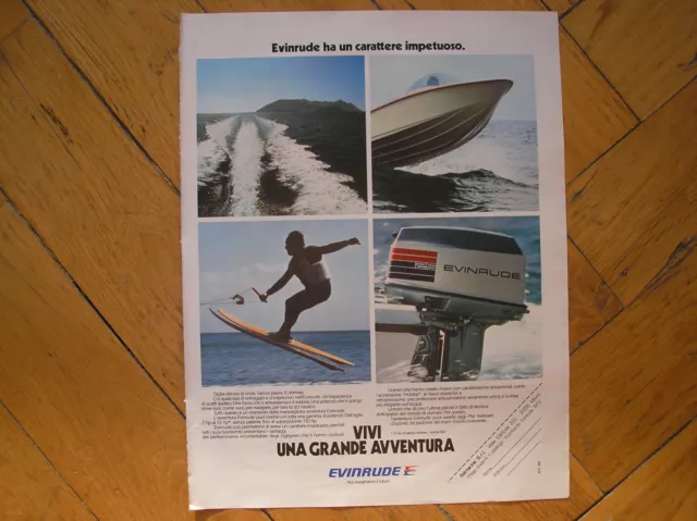 Evinrude Motore Fuoribordo 1973 Pubblicita Advertising Werbung