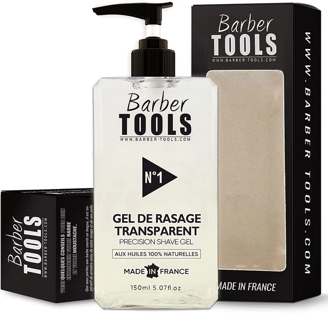 Gel Da Barba Trasparente 150Ml - per Una Rasatura Precisa Dei Contorni Della Bar