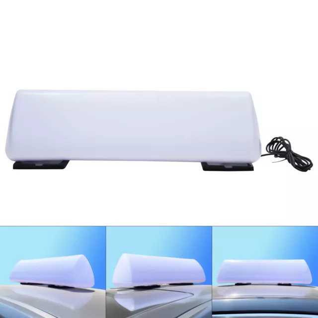Taxi Sign Cab Roof Top Topper Car Magnetic Sign Lamp w/ LED Light Waterproof 12V