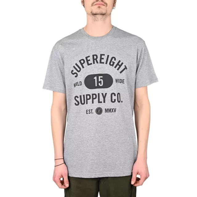 Supereight Supply Co Worldwide S/S T-Shirt - Athletic Heather