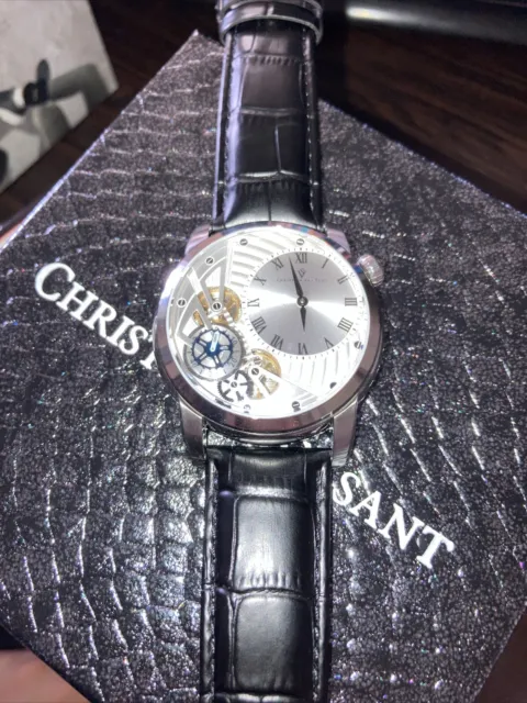 Christian Van Sant Men's Sprocket Auto-Quartz silver Dial Watch - CV1540