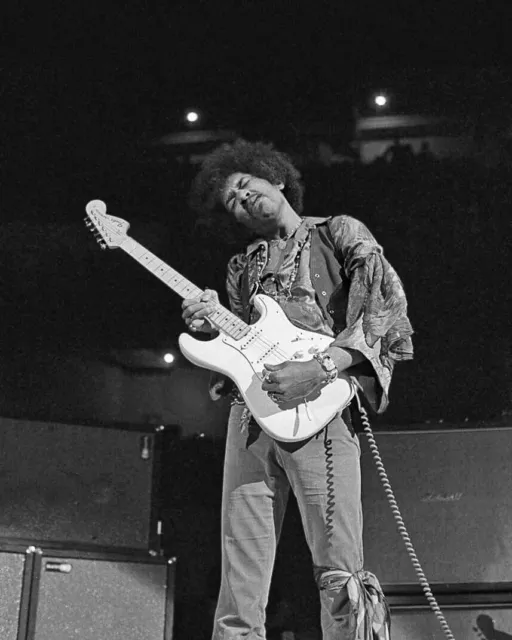 Rock and Roll JIMI HENDRIX Glossy 8x10 Photo Guitarist James Marshall Print