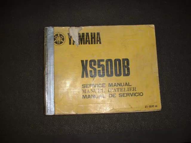 1975 Yamaha XS500B - Factory Service Manual