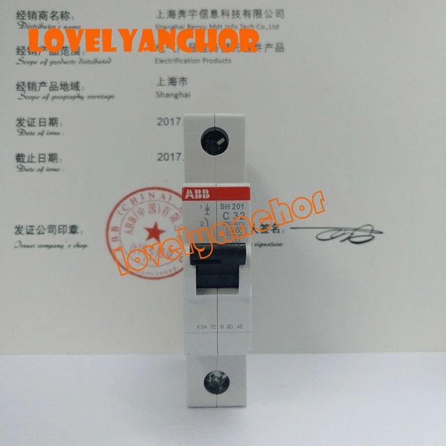 1PC ABB SH201-C32 Miniature Circuit Breaker - SH200 - 1P- C- 32A 2CDS211001R0324 1PC ABB SH201-C32 Miniature Circuit Breaker - SH200 - 1P- C- 32A 2CDS211001R0324
