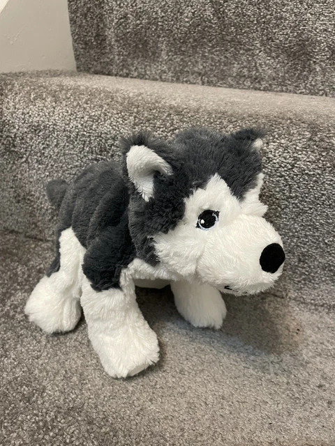 Ikea Livlig Husky Dog Soft Plush Toy Cuddly Teddy Stuffed Animal 10" Small