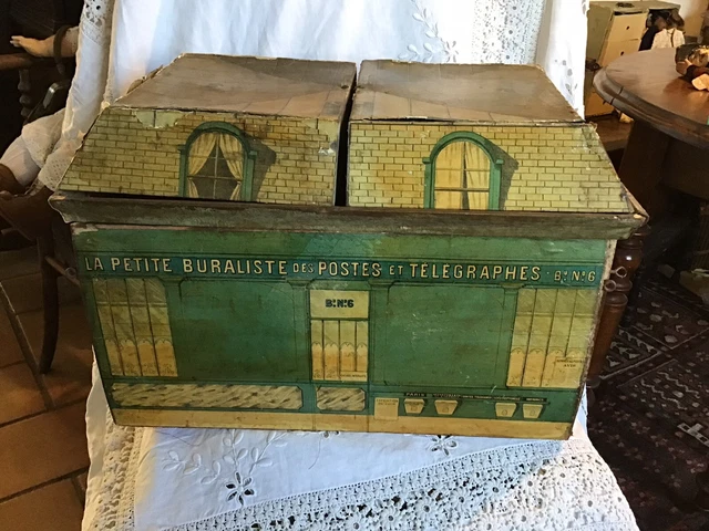 Panneau Bureau De Poste Majorette Vintage - Pièce Détachée Pour Jouet De Collection
