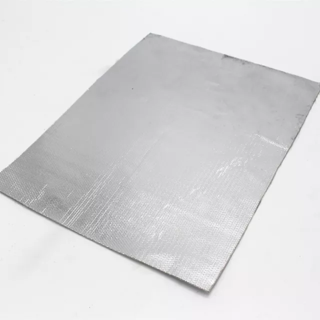 Exhaust Turbo Heat Shield Wrap - Aluminised Mat Heat Barrier - Various Sizes