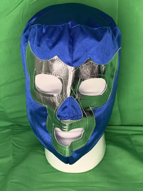 BLUE DEMON MASK Mexican WRESTLER Lucha Libre Mexicana  Luchador AAA CMLL