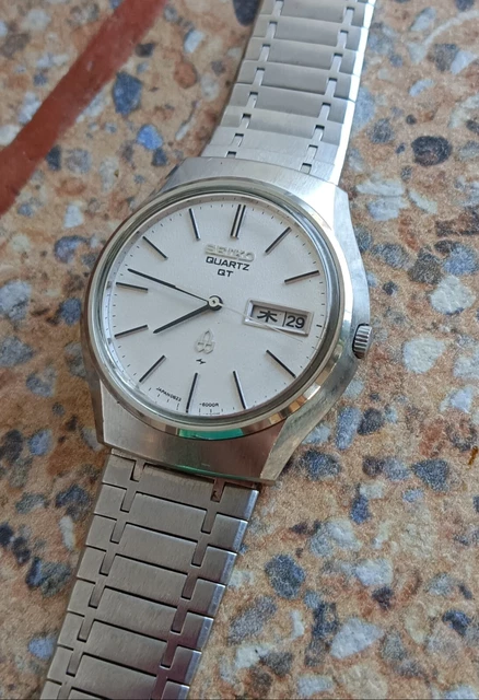 VINTAGE SEIKO QUARTZ QT JDM 0923 6000 January 1975 kanji $160.00 