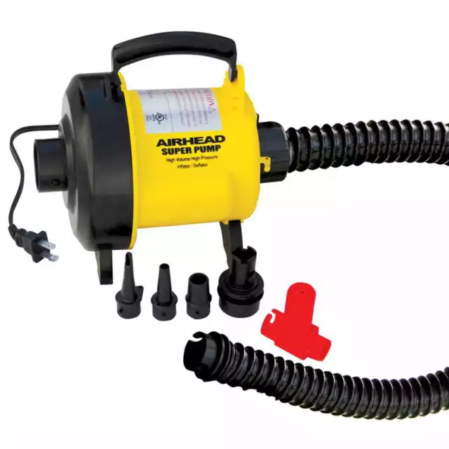 Airhead Super Pump 120V Electric Inflate Deflate Towables (Kwik Tek AHP-120S)