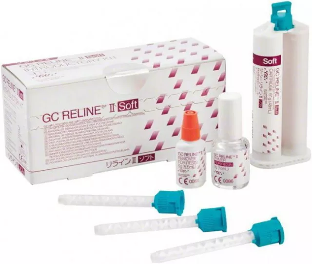 Gc Reline Ii Soft Introductory Kit. Dental Lining Material.