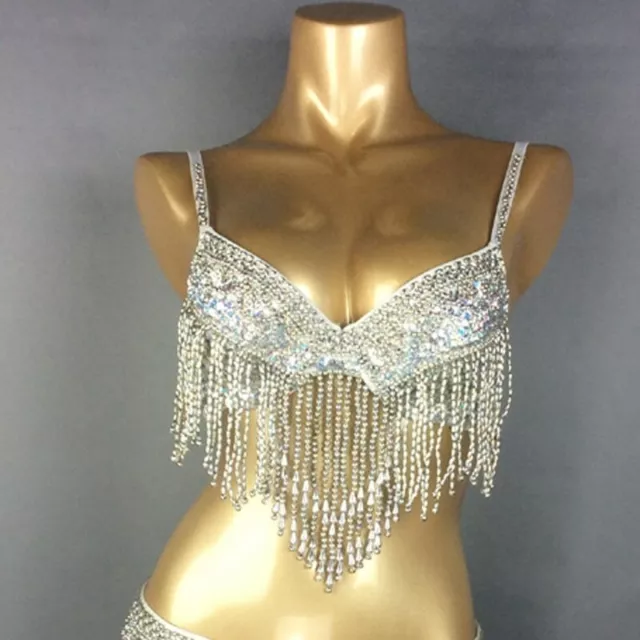 Belly Dance Costume Beading Bra Dancing Clothes Sexy Night Dance Bellydance BRA