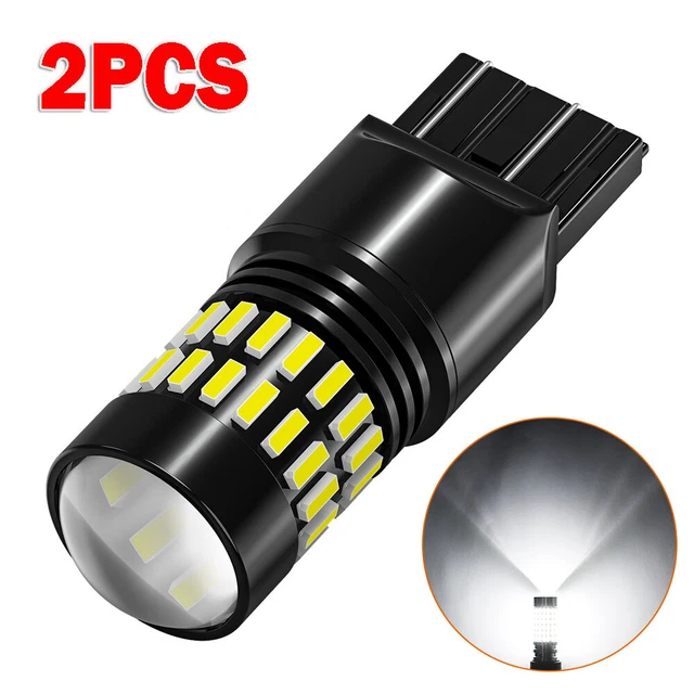 AUXITO 7443 White 7440LED Brake Light Turn Tail Signal Reverse Bulbs 2400LM