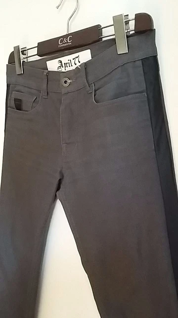 Jeans Coupe Slim Slim Gris April 77 Homme - 2003719-gris00