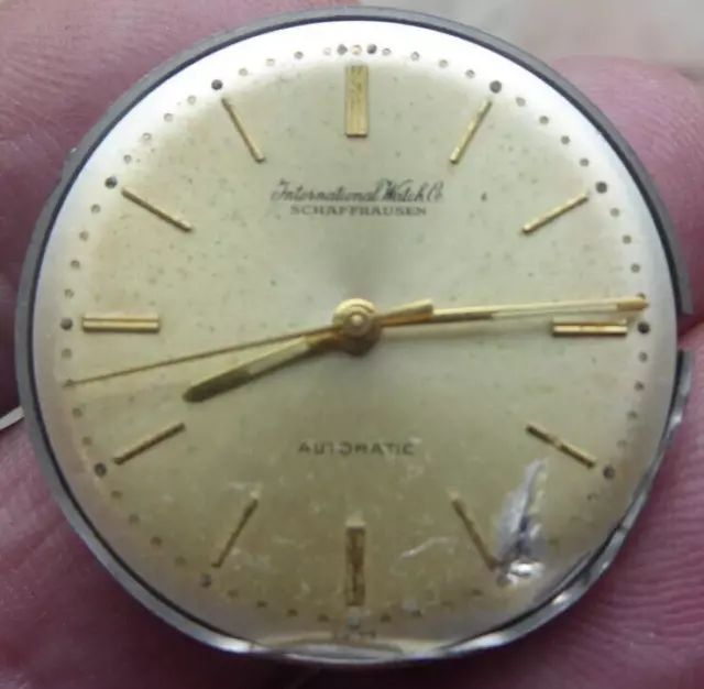 Iwc International Watch Co Automatic Gents Wristwatch Movement C.853