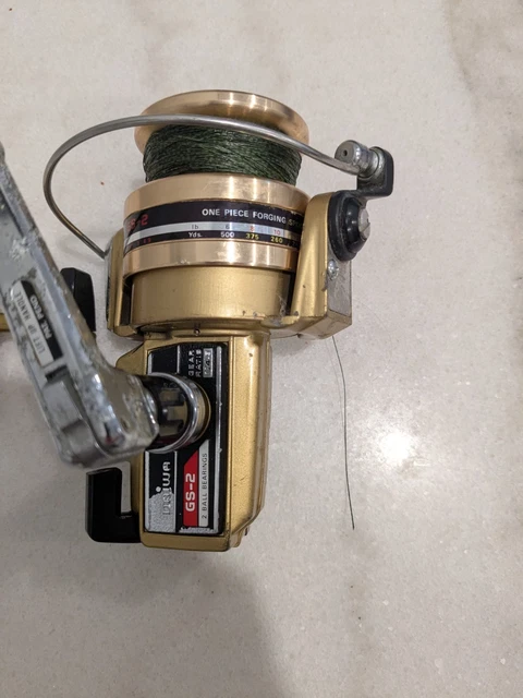 DAIWA SEIKO GOLD Color GS-1 Spinning Reel RARE Vintage