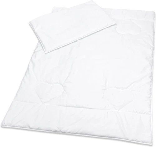 Baby Comfort 120x90 cm gesteppte Bettdecke & flaches Kissen ganz saisonal 2