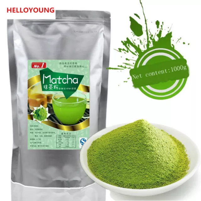 1000g Matcha Green Tea Powder 100% Natural Organic Slimming Tea Reduce Weight