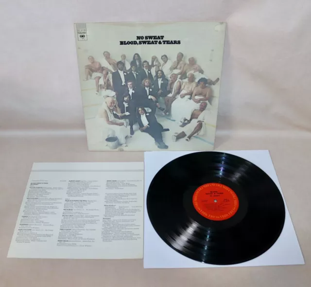 1973 Blood, Sweat & Tears "No Sweat" Vinyl 12" LP Album Columbia KC 32180