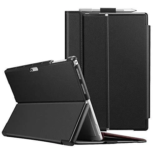 Coque Protectrice FINTIE Pour Microsoft Surface Pro 9/10/11 13" - étui Rigide Antichoc, Avec Support Intégré Et Logement Pour Stylet - Noir