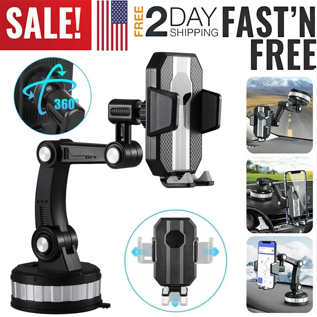 Car Truck Mount Phone Holder Stand Dashboard/Windshield For Cell Phone Universal