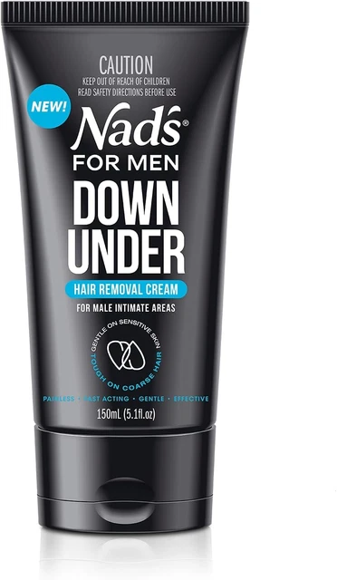 Nad's For Uomo crema depilatoria sotto i capelli, crema depilatoria per aree maschili