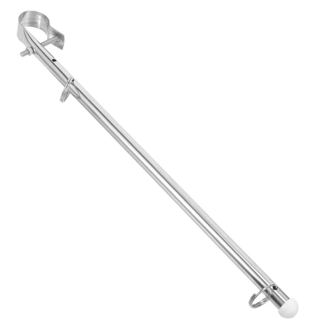 Marine Flagpole Sturdy Flag Pole Boat Fitting Metal Flagpole Stainless Steel