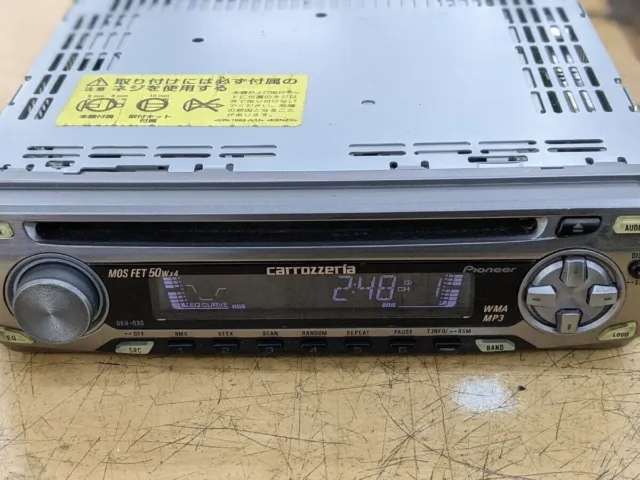 Carrozzeria Pioneer DEH-030  CD Car Audio 1din mp3 WMA  japan Old School JDM