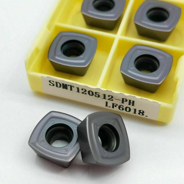 SDMT120512-PH Blades Inserts Workholding 10pcs/set CNC For Stainless Steel