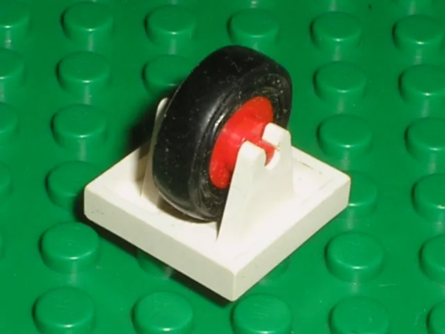 Essieu roue LEGO VINTAGE white wheel holder ref 8