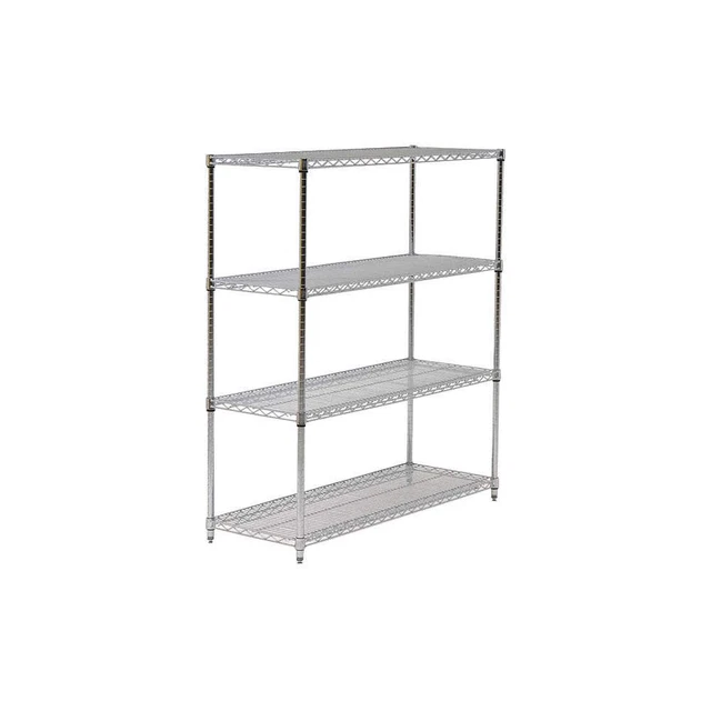 GRAINGER APPROVED 45VY42 Wire Shlv Unit,Cap:600 lb,24inx54inx72in