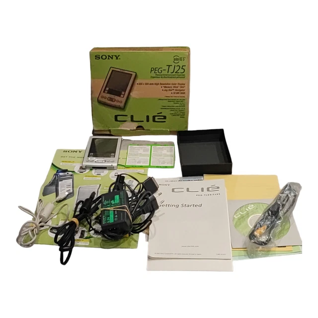 Sony Clié PEG TJ-25 organiseur De Divertissement Personnel Complet