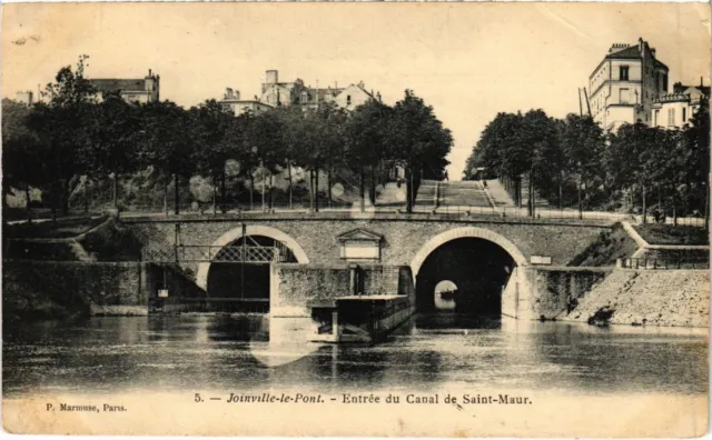 CPA AK Joinville le Pont Entree du Canal de Saint-Maur FRANCE (1283427)