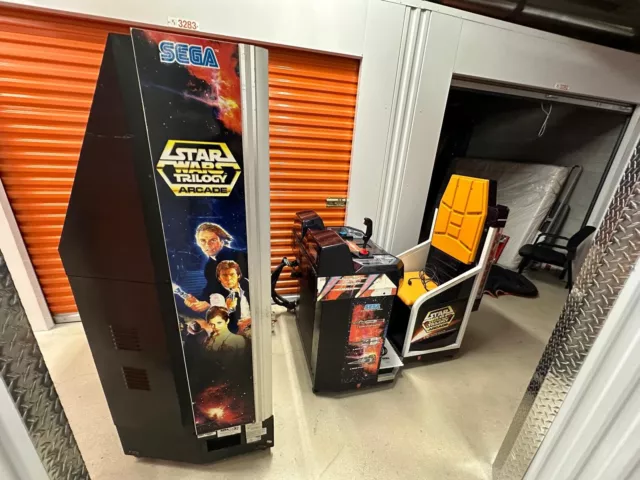 Rare Sega 1998 Star Wars Trilogy Sit Down Arcade Game Collector