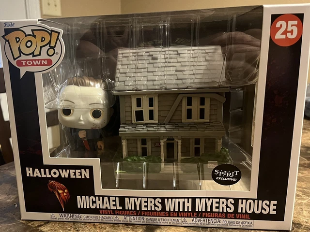 Funko Pop! Town Halloween Michael Myers W/ Myers House #25 Horror NEW Spirit Exc