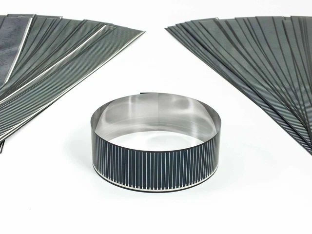 Solopower 14.5"x1.5" Lot of 100 0.5V CIGS Solar Cells -Lightweight Thin Flexible