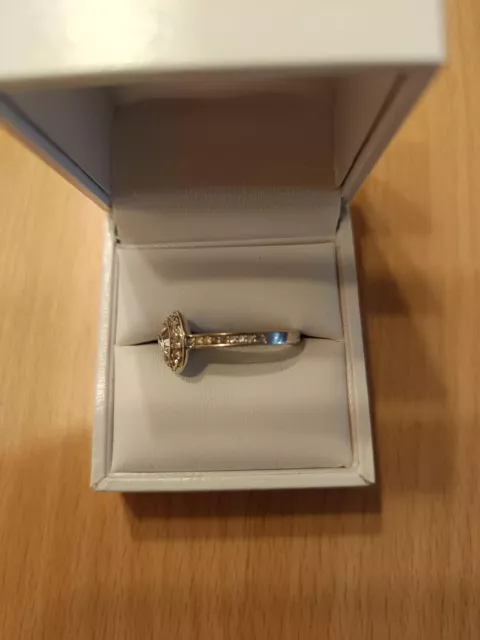 Ring von Swarovski Weiß,hell 925 Silber Gr. 17 Selten getragen NEU: 159€