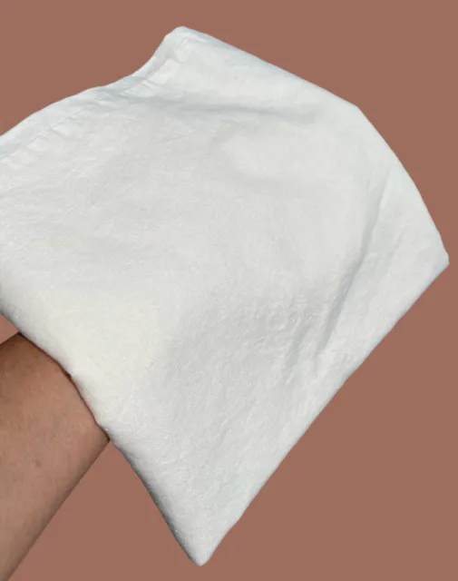 Restoration Hardware RH king size Pillowcases Set Linen 55% Cotton Cream 2014