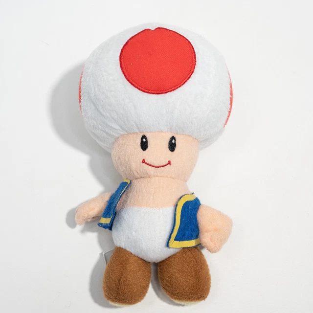 SUPER MARIO BROS TOAD Plush Toy 2010 Nintendo 8.5" 22cm - Good ...