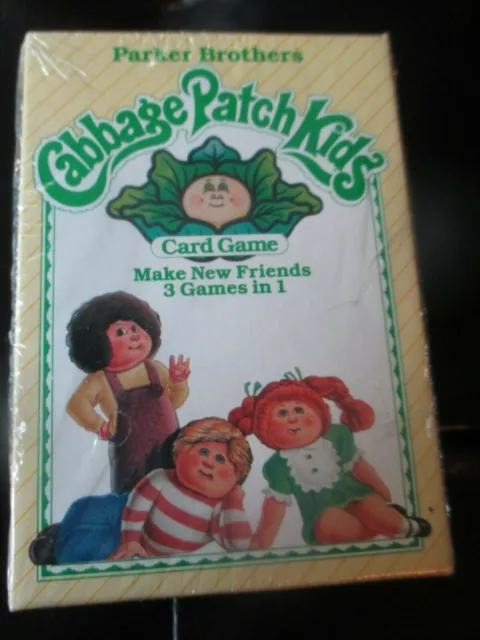 NIP Vintage CABBAGE PATCH KIDS Card GAME By PARKER BROTHERS - 1980's