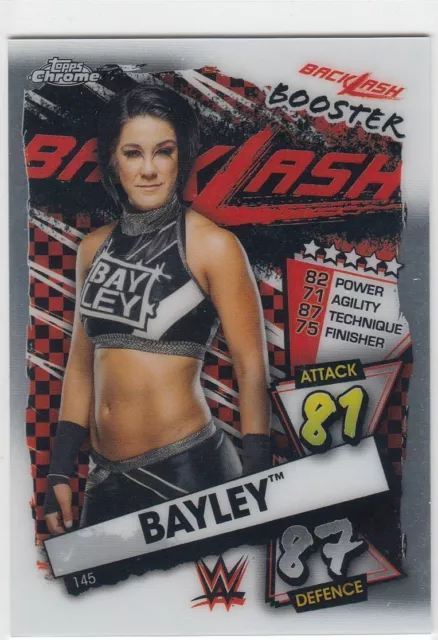 Bayley 2021 Topps Chrome Slam Attax Wwe - 145