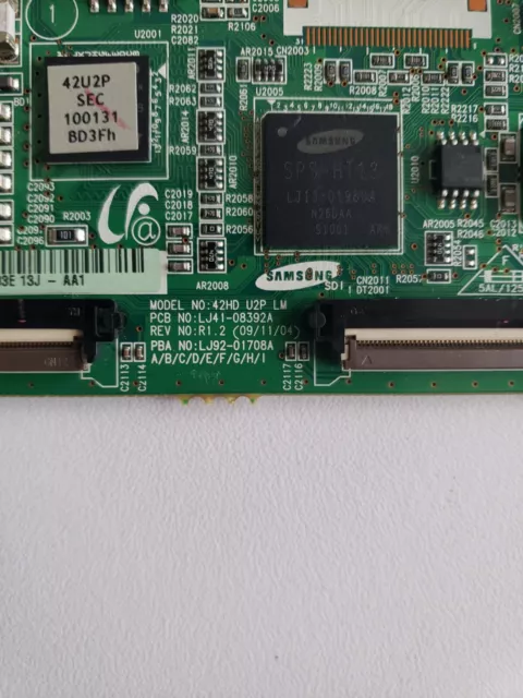 Carte T-CON TV SAMSUNG 42HD U2P LM / PCB N0: LJ41-08392A /LJ92-01708A 2