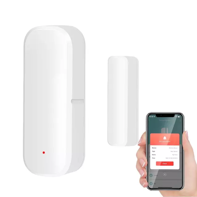 Sensore Wifi Smart per Porte E Finestre, Allarme Rilevatore Wireless Di Porte E
