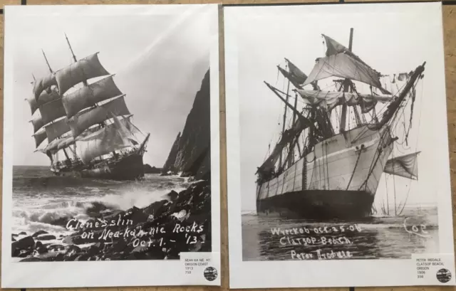 Antique Peter Iredale Ship Wreck Oregon Photographs Lot 2