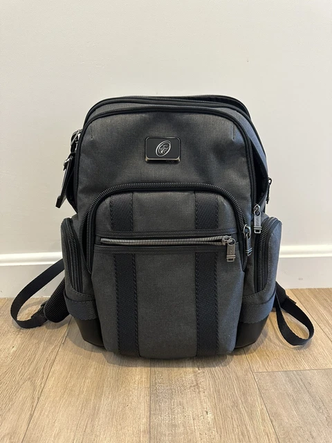 NEW Tumi Alpha Bravo Nathan Backpack Grey Black 232693GT3 Rucksack Travel Laptop