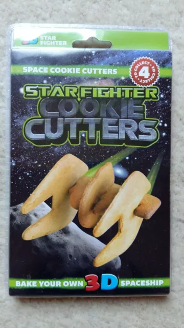 Ausstecher Space Cookie Cutter Keks Stecher Plätzchen Starfighter Weltraum